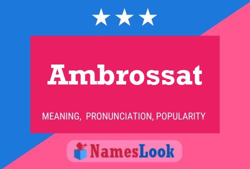 Poster del nome Ambrossat