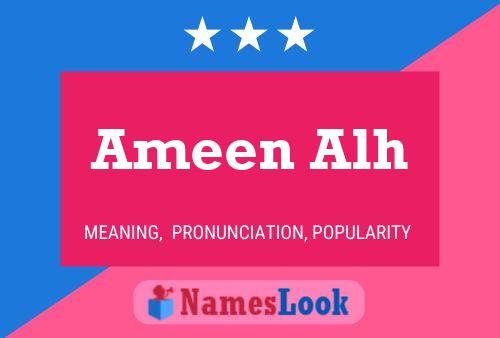 Poster del nome Ameen Alh