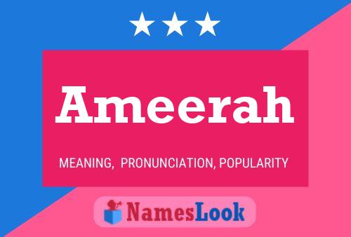 Poster del nome Ameerah