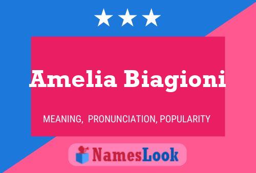 Poster del nome Amelia Biagioni