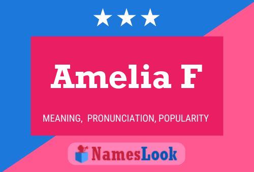 Poster del nome Amelia F