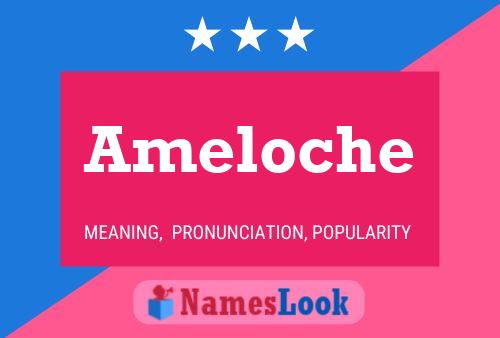 Poster del nome Ameloche