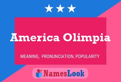 Poster del nome America Olimpia