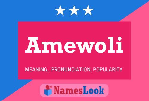 Poster del nome Amewoli