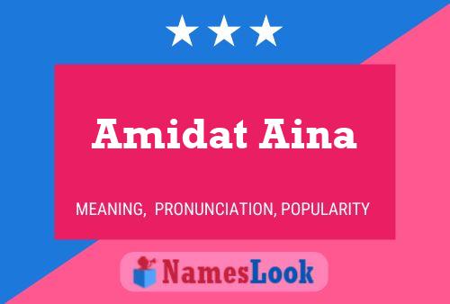 Poster del nome Amidat Aina