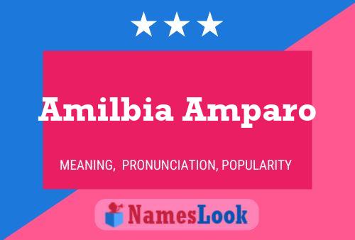 Poster del nome Amilbia Amparo