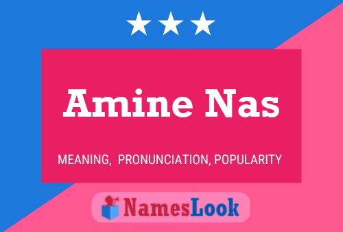 Poster del nome Amine Nas