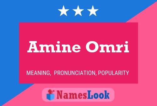 Poster del nome Amine Omri