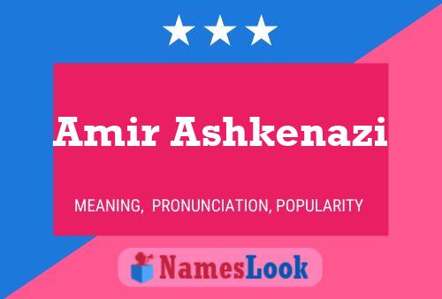 Poster del nome Amir Ashkenazi