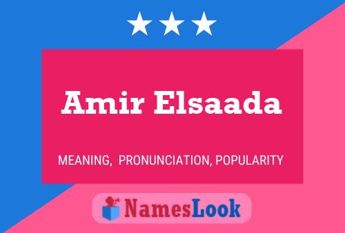 Poster del nome Amir Elsaada