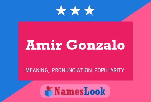 Poster del nome Amir Gonzalo