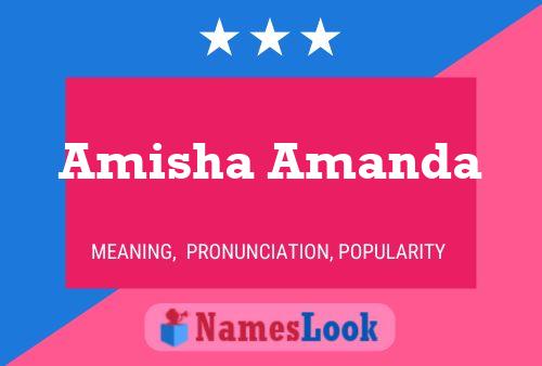 Poster del nome Amisha Amanda