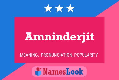 Poster del nome Amninderjit