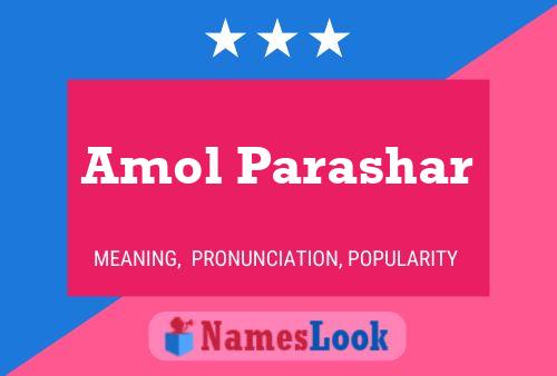 Poster del nome Amol Parashar