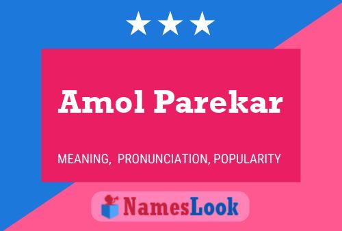 Poster del nome Amol Parekar