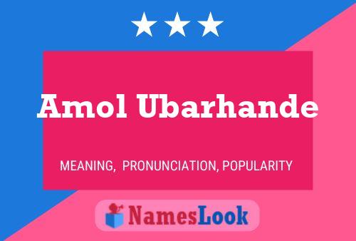 Poster del nome Amol Ubarhande