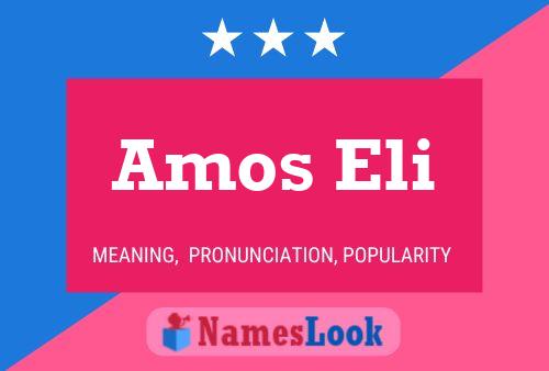 Poster del nome Amos Eli