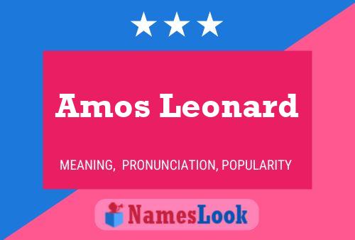 Poster del nome Amos Leonard