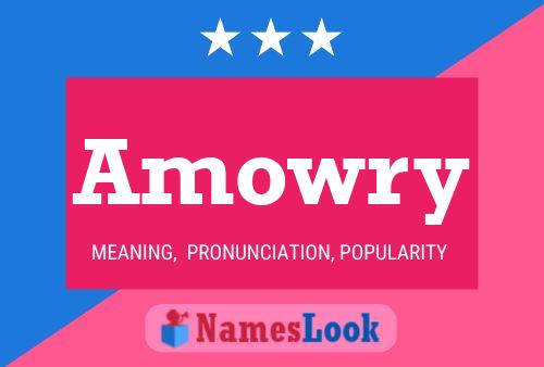 Poster del nome Amowry