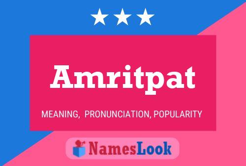 Poster del nome Amritpat