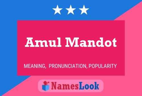 Poster del nome Amul Mandot