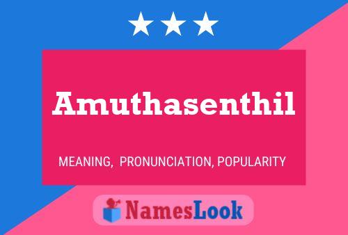 Poster del nome Amuthasenthil