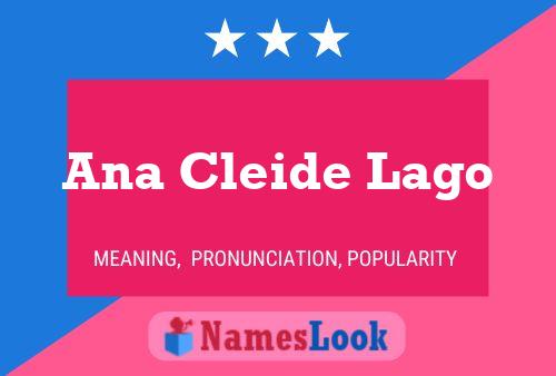 Poster del nome Ana Cleide Lago