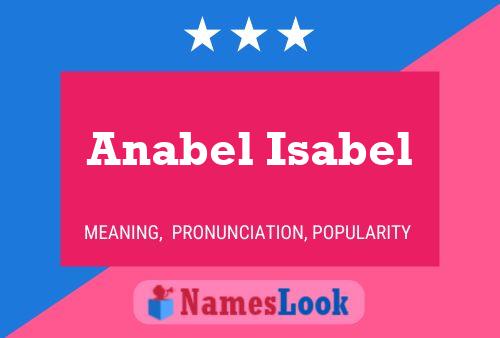 Poster del nome Anabel Isabel