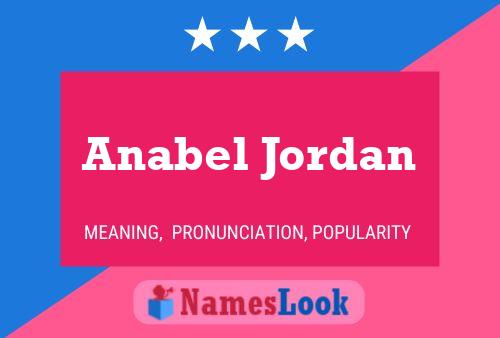 Poster del nome Anabel Jordan