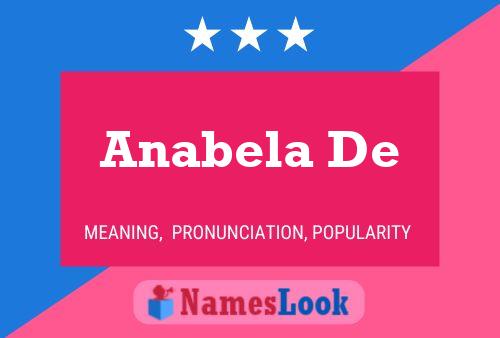 Poster del nome Anabela De