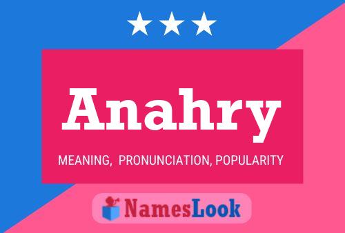 Poster del nome Anahry