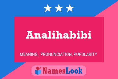 Poster del nome Analihabibi