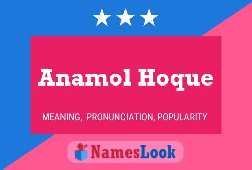 Poster del nome Anamol Hoque