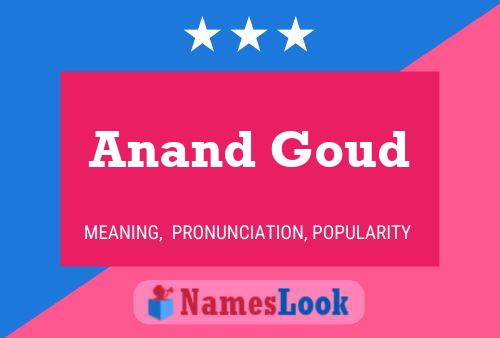 Poster del nome Anand Goud