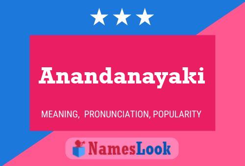 Poster del nome Anandanayaki