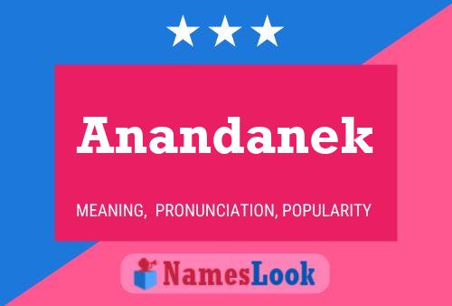 Poster del nome Anandanek