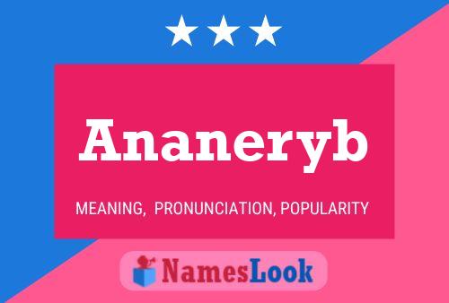 Poster del nome Ananeryb