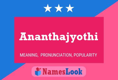 Poster del nome Ananthajyothi