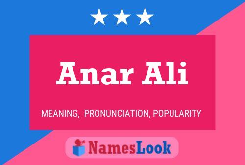 Poster del nome Anar Ali