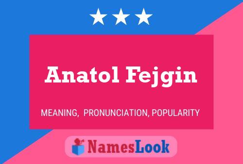 Poster del nome Anatol Fejgin