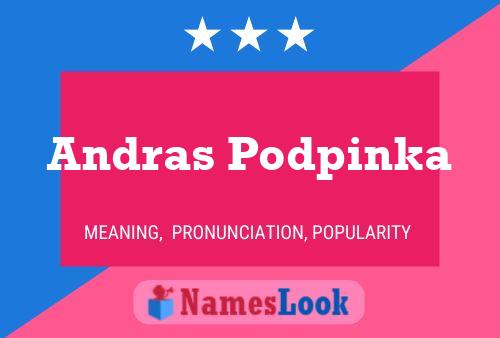 Poster del nome Andras Podpinka