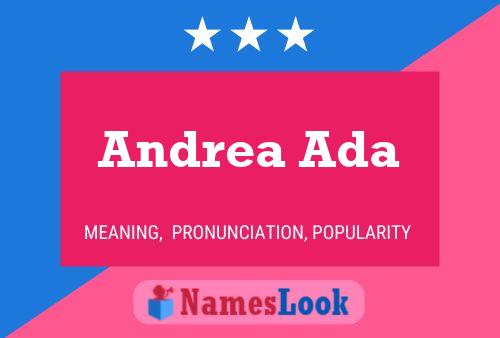 Poster del nome Andrea Ada