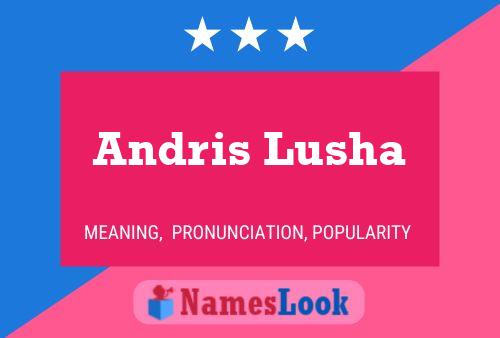 Poster del nome Andris Lusha