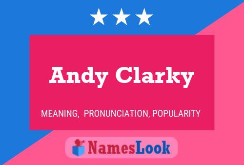 Poster del nome Andy Clarky