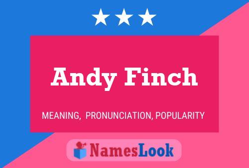 Poster del nome Andy Finch