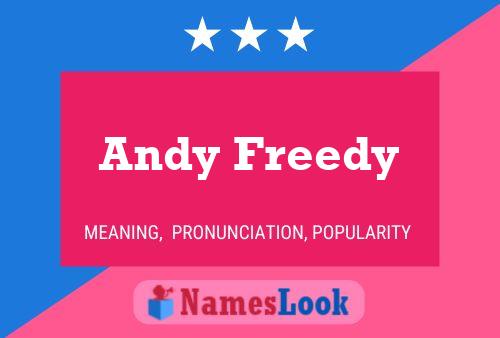 Poster del nome Andy Freedy