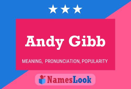 Poster del nome Andy Gibb