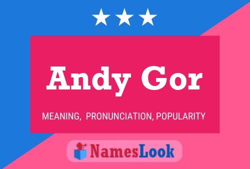 Poster del nome Andy Gor