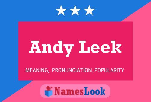 Poster del nome Andy Leek