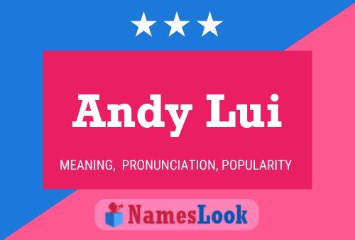 Poster del nome Andy Lui